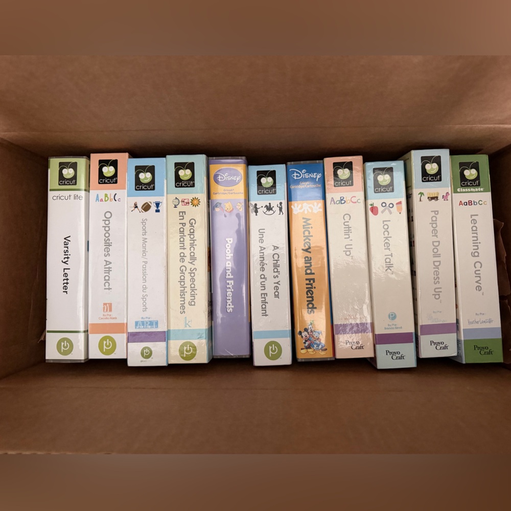 Lot of 11 Cricut Cartridges